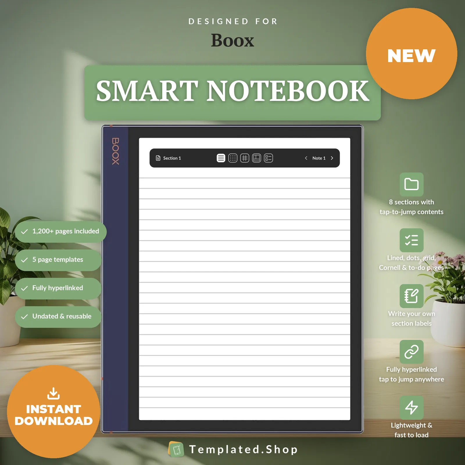 Smart Notebook on an e-ink tablet
